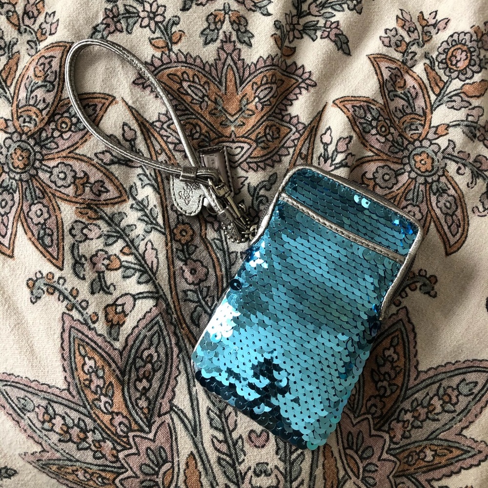 Coach sequin wallet